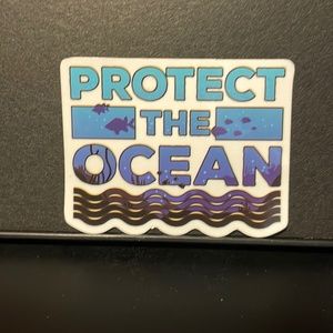 PROTECT THE OCEAN STICKER